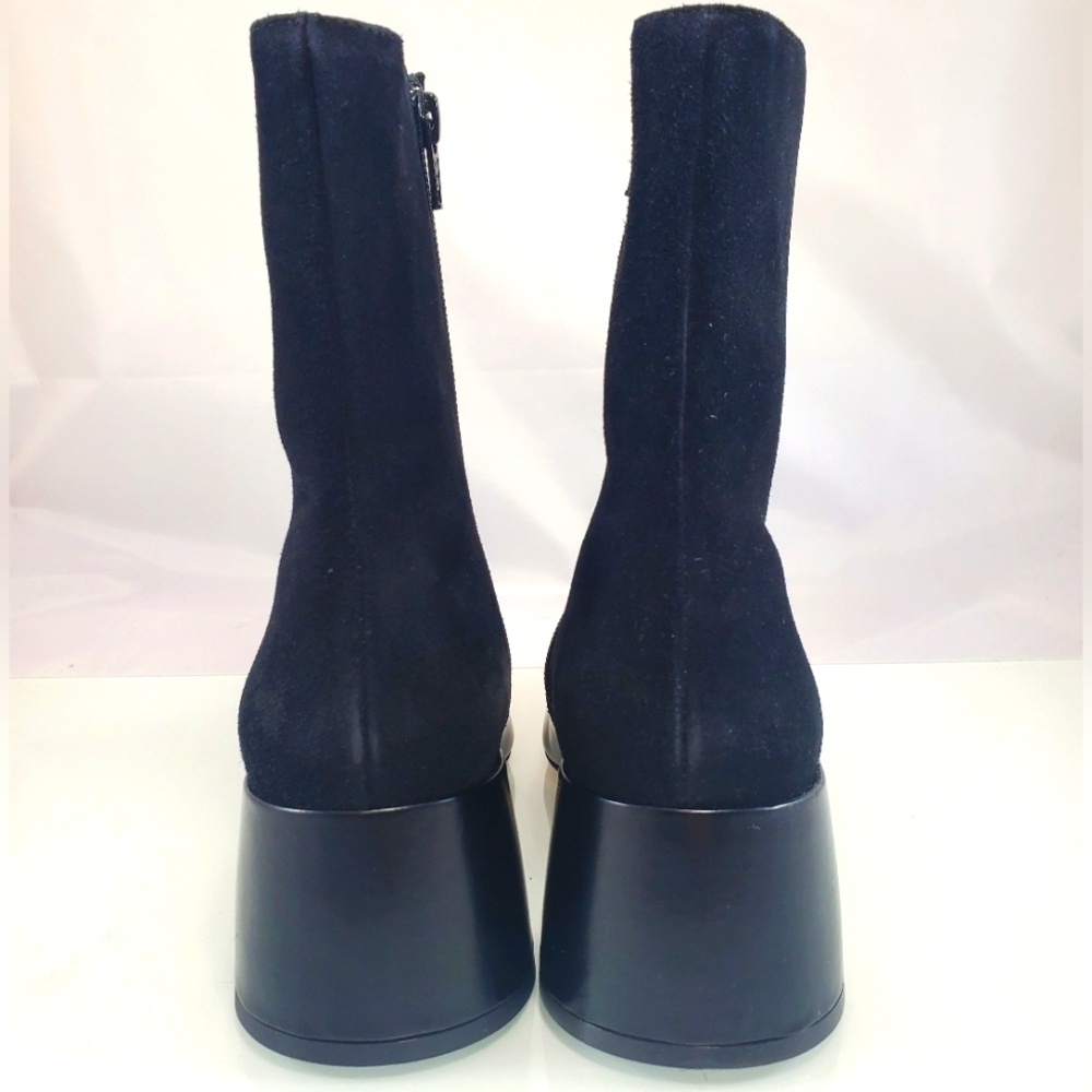 NWT$450 STAUD Andy 45MM Black Leather  Ankle Chelsea Bootie Boots Sz 41 (11) - Picture 8 of 15